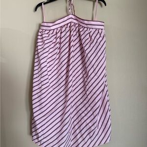 Light Pink Striped Sundress